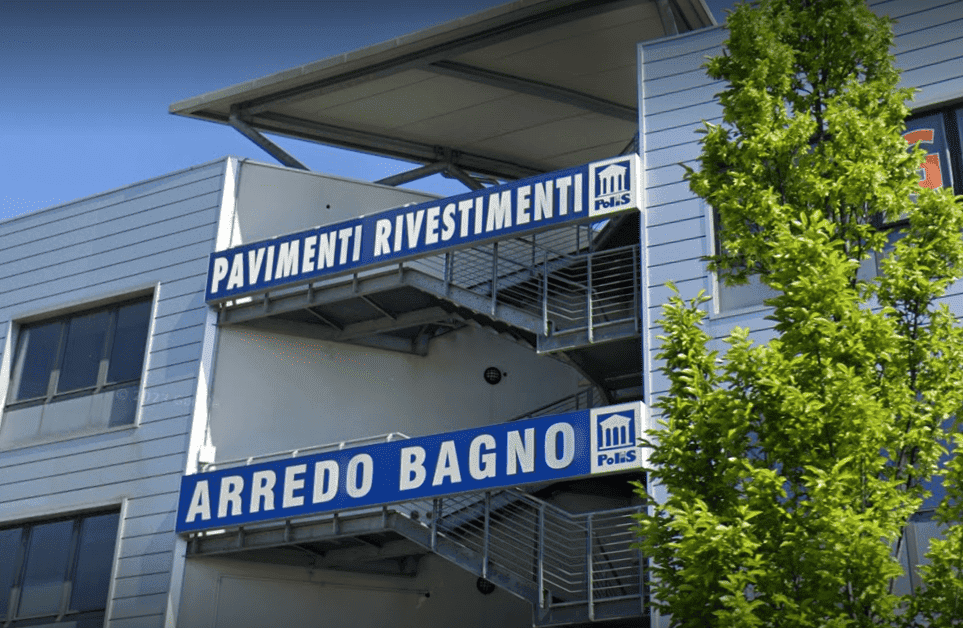 Insegne luminose a cassonetto negozio Polis